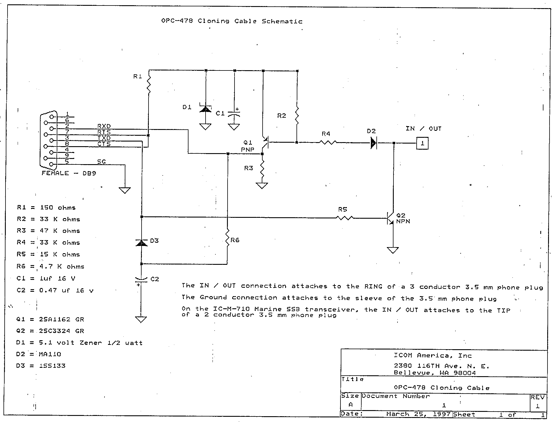 Icom Ic V100 Schematic Diagram Icom Ic V100